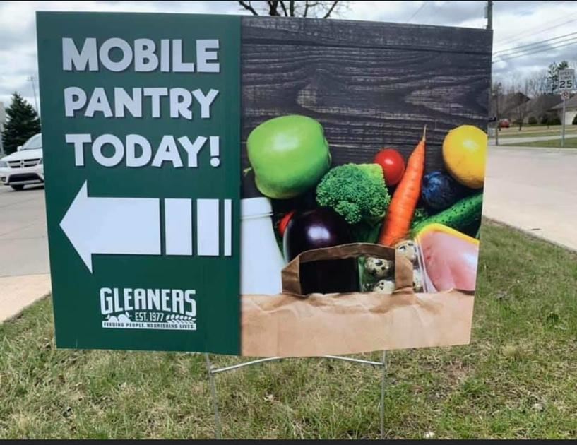  Sign:  Mobile Food Pantry Today